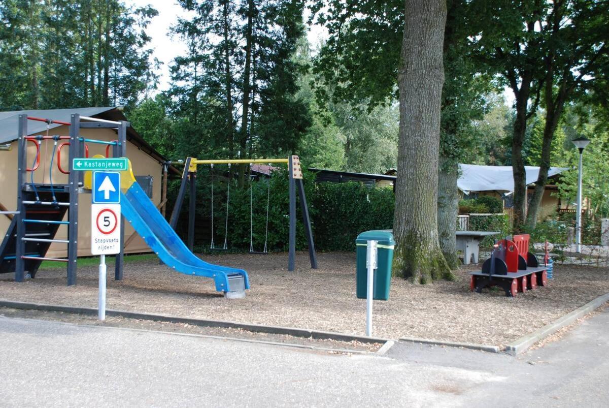 Charmant Chalet Op Een Bospark Op De Veluwe Villa Putten Exteriör bild